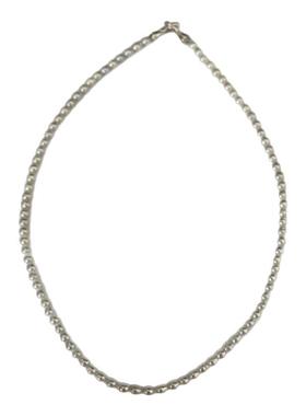 特价清货3.5-4mm天然淡水珍珠极光伴彩keshi全珠锁骨细小链条