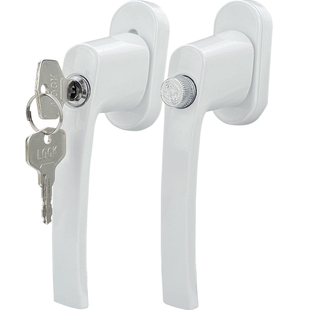 塑钢铝合金移门对穿执手锁 阳台卫生间推开门双面传动把手