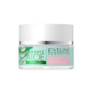 香港购EVELINE伊芙琳有机芦荟胶原保湿凝胶50ml乳霜补水面霜滋润