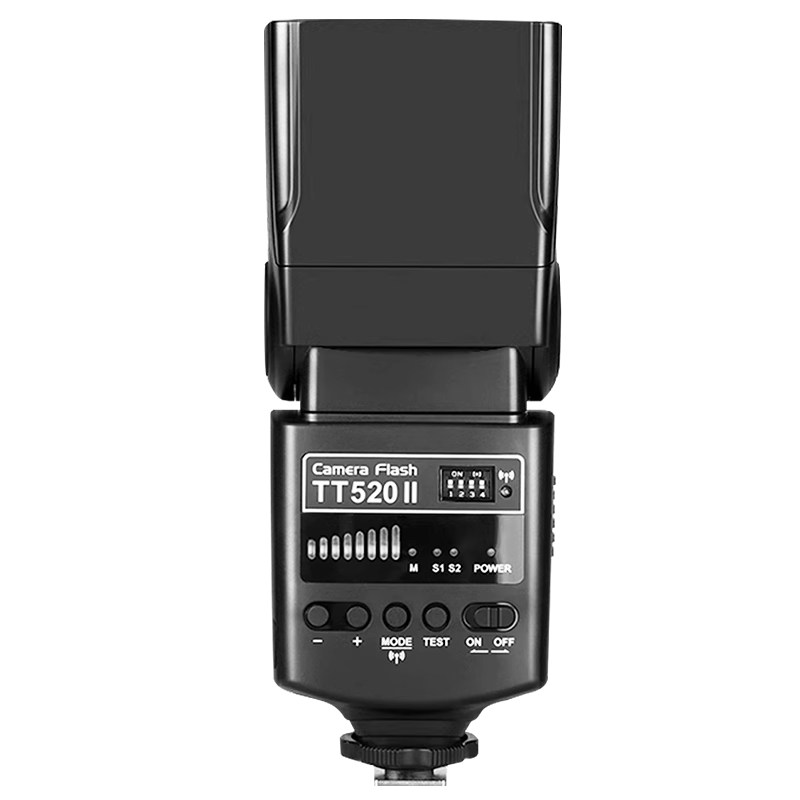 【入会送赠品】神牛TT520 II二代/三代外置相机顶闪光灯热靴佳能尼康索尼富士相机入门级通用型免费送引闪器