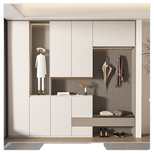 兔宝宝全屋定制Enf级顺芯板2.0衣柜定制卧室客厅餐边柜入户柜订做