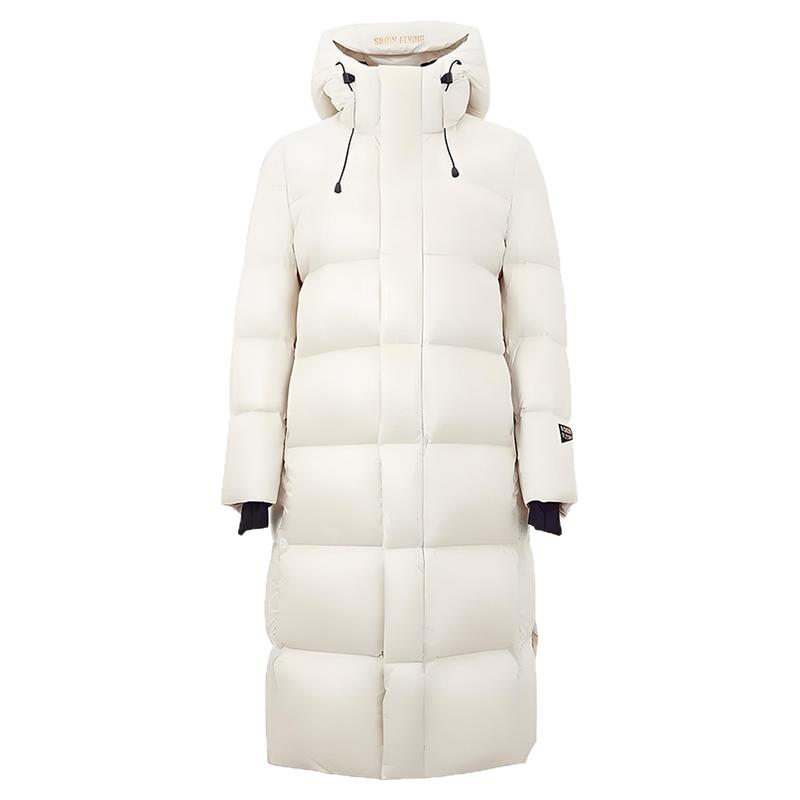 雪中飞黑色男女情侣款免洗羽绒服
