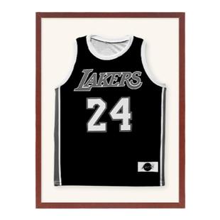 梅西科比球衣相框NBAC罗篮足球衣服签名收藏挂墙装裱展示画框定制