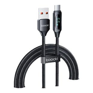 toocki图奇Type-C数据线100W超级快充6a数显tpc充电线器66W适用于华为苹果17荣耀vivo安卓oppo小米USB闪充