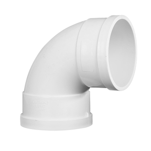 pvc排水90度弯头排水管90度直角大弯下水管配件50 75 110 160 200