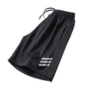 运动短裤男士冰丝夏季健身篮球裤跑步薄款速干骑行训练五分裤男款