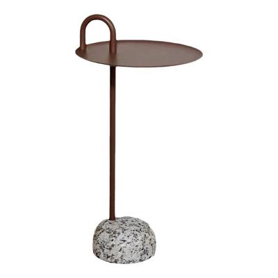 丹麦简约移动边桌圆桌