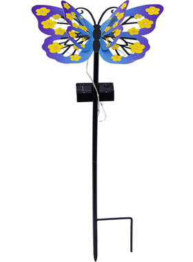 户外创意蝴蝶太阳能发光氛围灯