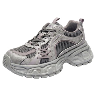 星期六新款增高显腿长加绒舒适透气百搭复古潮厚底休闲老爹鞋女款