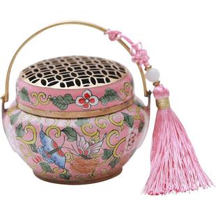 暖手炉宫廷古代铜香炉家用室内老式烧炭手炉取暖炉香碳盘香香薰炉