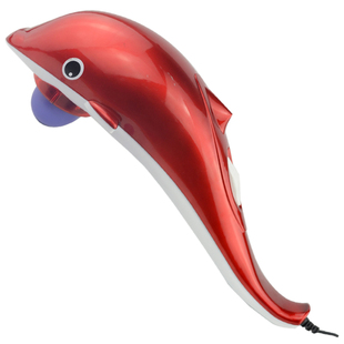 海豚按摩器颈椎多功能肩颈椎腰部背部手持式电动仪棒敲打锤全身捶