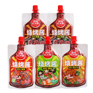 草原红太阳烧烤酱100g*4袋