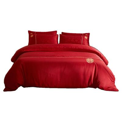 【小红书推荐】提花婚庆四件套