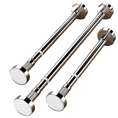 免打孔不锈钢伸缩杆|千人加购