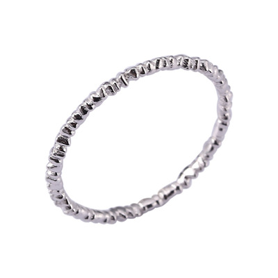 意大利进口波光粼粼超细戒指环