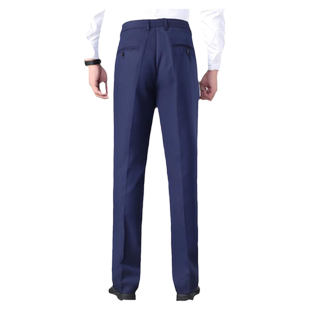 华菲驰交通银行新款男士西裤交行男西装裤蓝色行服西装外套工作服