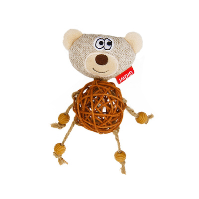 GiGwi猫玩具藤球磨爪仿真羽毛