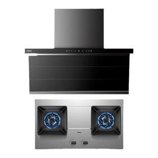 老板27A15-D1P顶侧双吸油烟机家用26立方大吸力小黑翼27N1S烟机