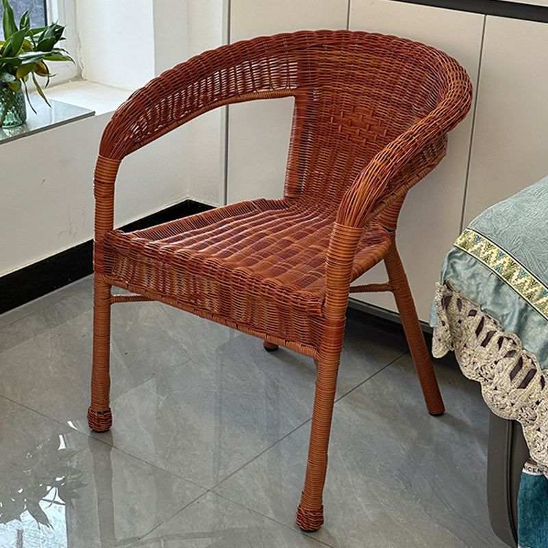 藤椅茶几三件套阳台休闲桌椅台手工室外茶桌庭院茶靠背椅编制藤椅