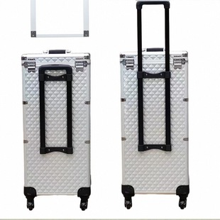 专业美容美发收纳箱盒带美甲师工具盒美容跟妆拉杆箱带抽屉收纳箱