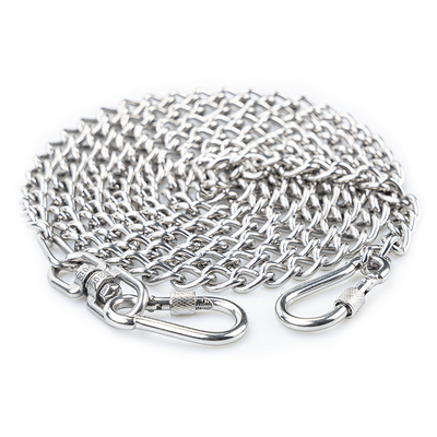狗链条不锈钢防缠绕防咬断拴狗绳