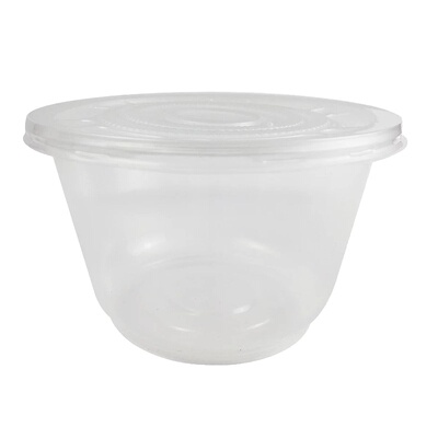 圆形塑料餐盒一次性打包饭盒批发