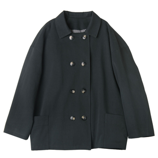 春季风衣女款2026新款 春秋宽松慵懒风双排扣女士早春风衣外套女