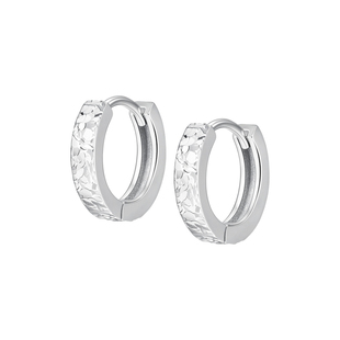 明牌珠宝925银耳环碎碎冰灵动闪耀时尚通勤高级感银耳饰女生礼物