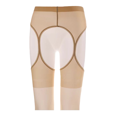 涞觅柔情四面开裆性感吊带连裤袜