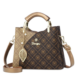 高级感时尚妈妈包中年金色包包女2025新款品牌女士手提包生日礼物