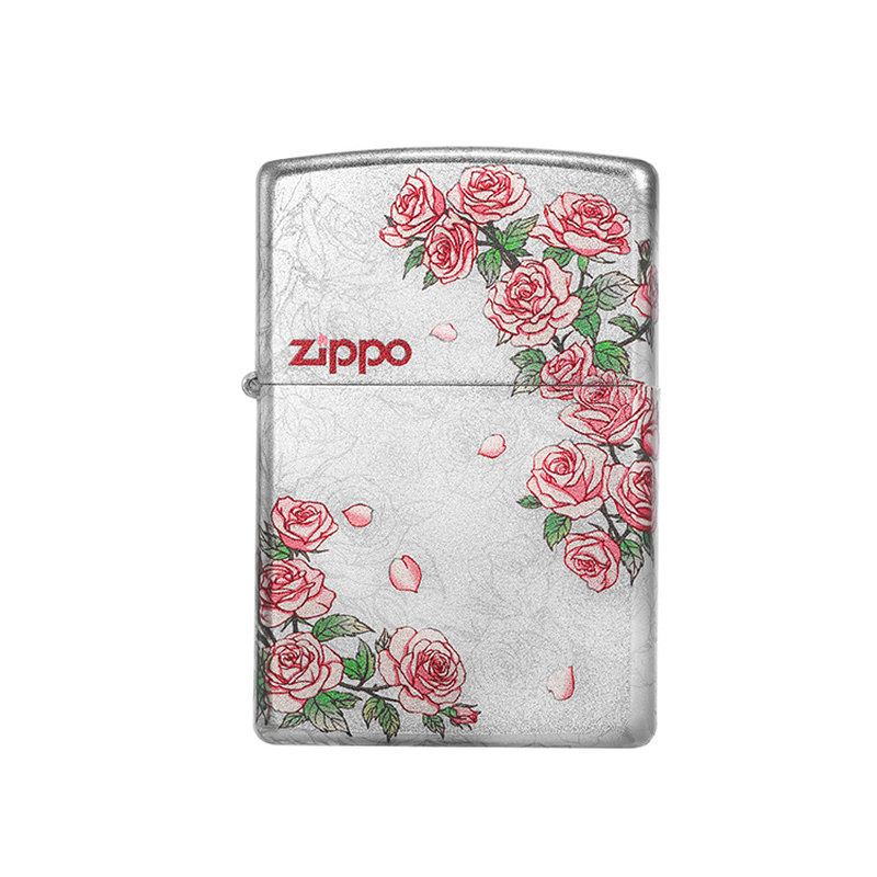 zippo打火机热恋玫瑰表白礼物