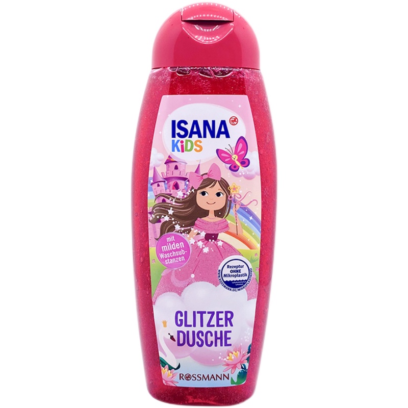 德国ISANA儿童沐浴露官方宝宝3岁6岁10岁以上大童女沐浴液专用