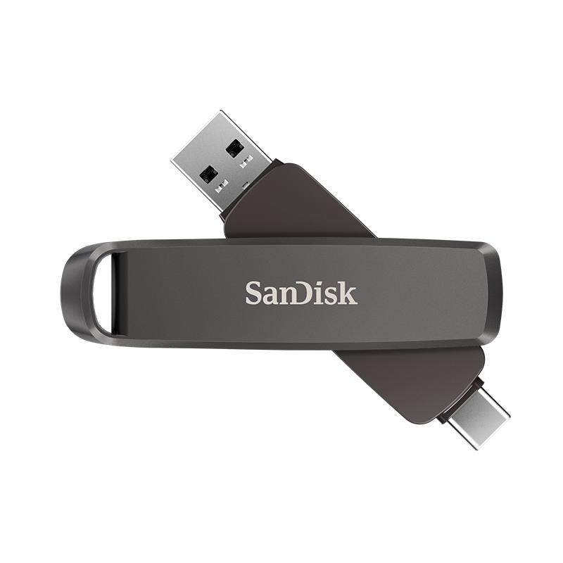 闪迪正品高速固态U盘512g大容量typeC双接口手机电脑两用1t优盘