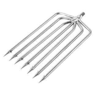 鱼叉大号不锈钢渔叉老式插鱼钢叉泥鳅叉鳝鱼叉排叉小鱼叉倒刺鱼叉