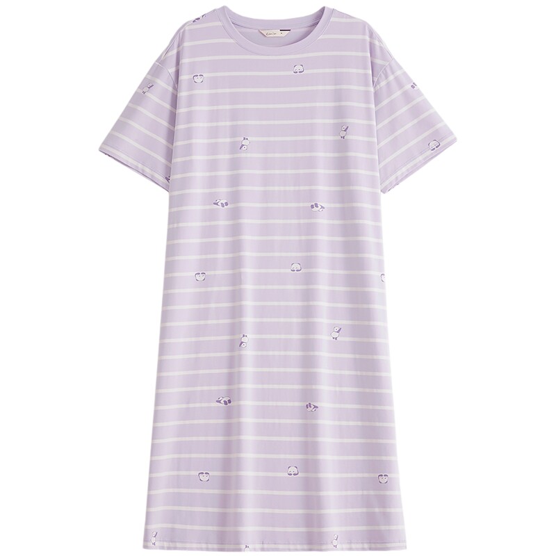 康妮雅凉感舒适睡裙家居服可外穿