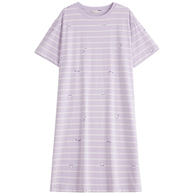 康妮雅凉感舒适睡裙家居服可外穿