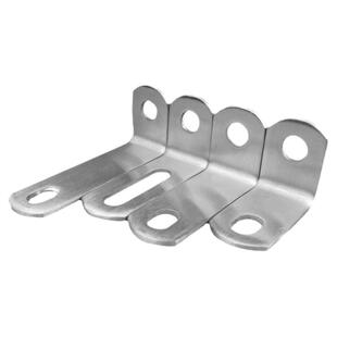 L型角码304不锈钢连接件幕墙五金层板托支架门窗固定片铁角55*28