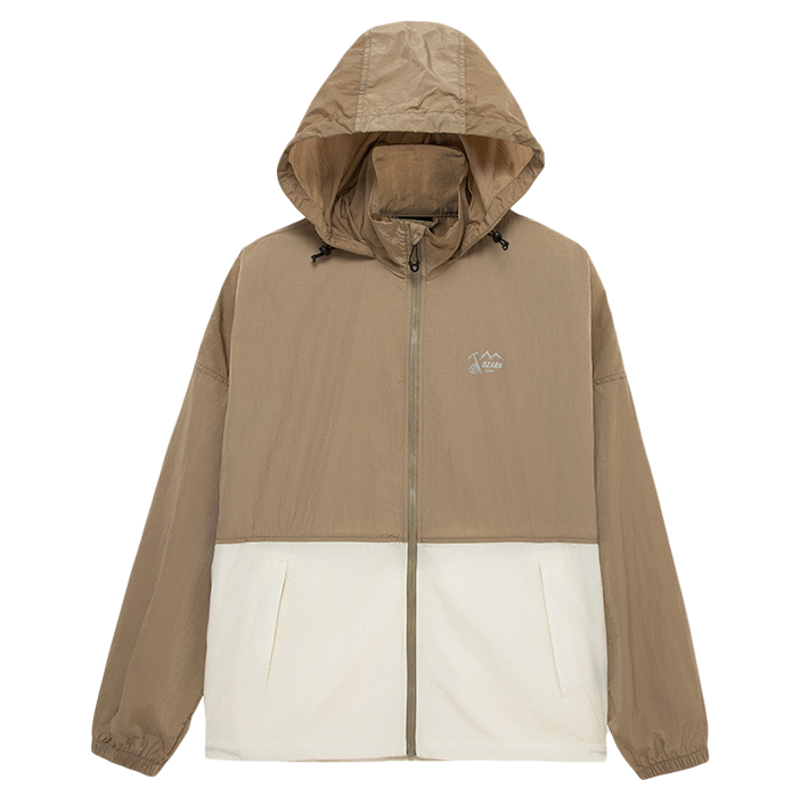 Ozark奥索卡防晒皮肤衣春夏运动户外宽松透气连帽轻量风衣外套男