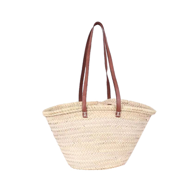 里洛家进口法式天然野餐夏草编包