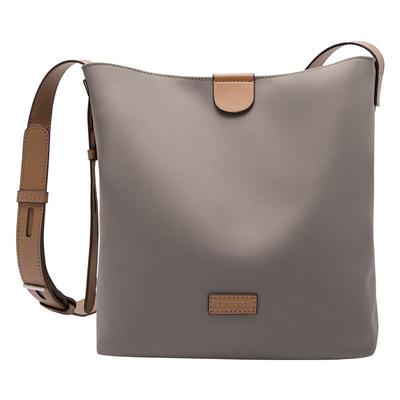 莱夫帆布水桶包上班通勤女单肩包