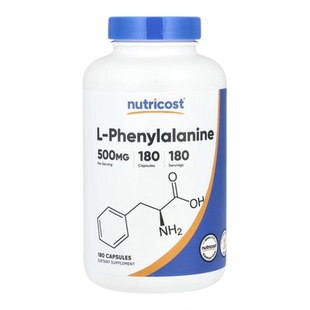 Nutricost L-Phenylalanine苯丙氨酸胶囊大脑活力支持活力补充