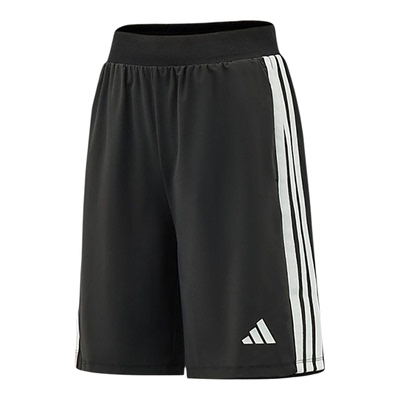 Adidas/阿迪达斯正品条纹松紧腰短裤新款儿童经典休闲短裤KZ0351