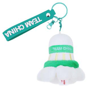 中国国家队羽毛球毛绒挂件背包钥匙扣熊猫运动钥匙链TEAMCHINA