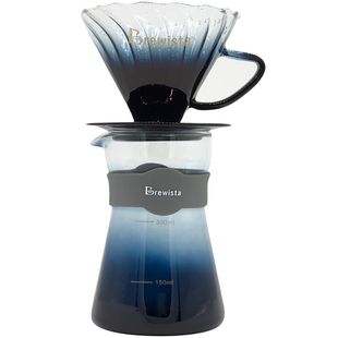 Brewista耐热玻璃手冲咖啡滤杯/分享壶套装 bonavita pro影子系列