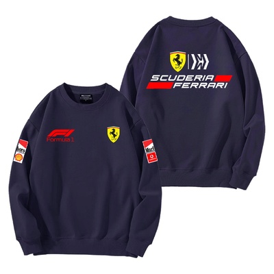 加绒柔顺亲肤保暖圆领卫衣