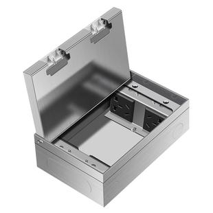 地插座不锈钢隐藏式全铜防水地面隐形大理石超薄网络五孔纯平盖板