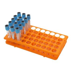 多功能试管架50孔橙色塑料实验室血标本样品采核酸样离心管架5ml