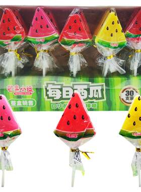 芒果小迪西瓜棒棒糖卡通高颜值