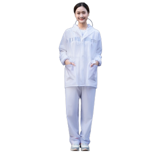 女款雨衣套装雨裤透明成人长款全身防暴雨电动车分体式防水衣雨服