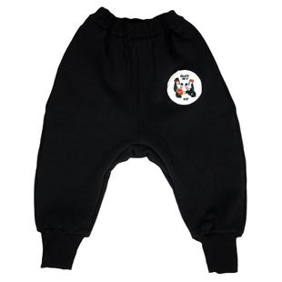 小蜜糖童装女童裤子2025秋冬加绒加厚香蕉裤女宝宝洋气保暖裤冬季